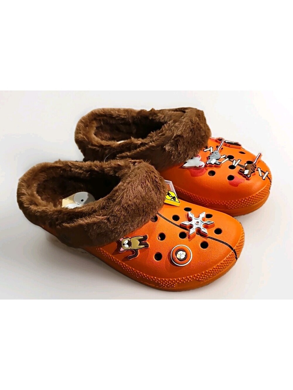 Crocs x South Park Kenny Classic Lined Slip-On Clogs Size 8M/10W NWB 211499-90H